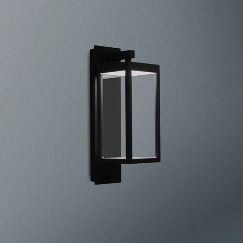 22559 Outdoor Courtyard Entrance Light Led Light na may aluminyo Lantern Day at Night Sensor para sa Porch