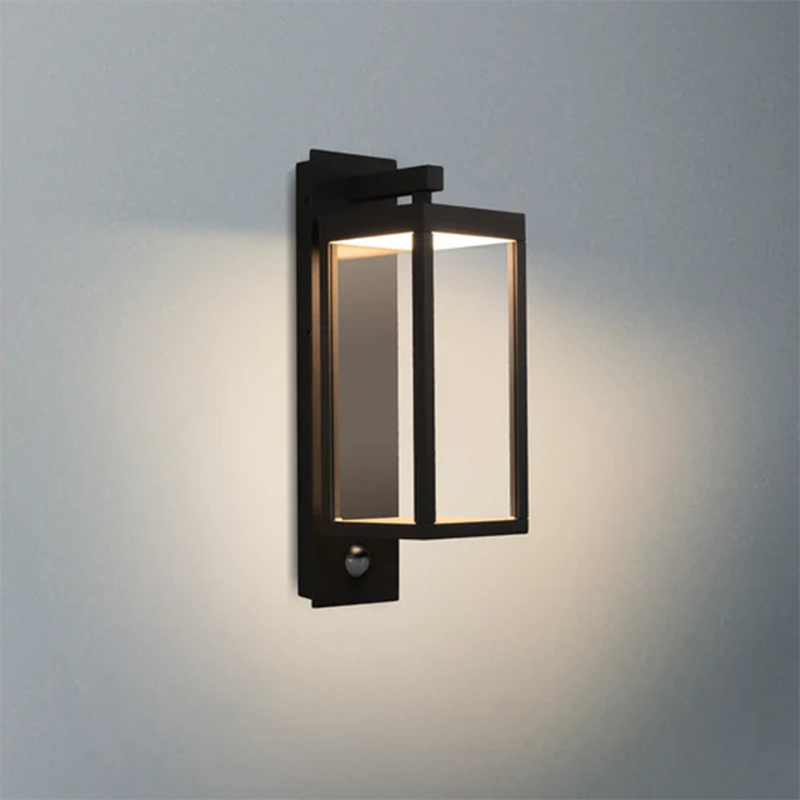 22529 IP54 13W 750LM LED Black/White/Grey Day/Night Sensor Outdoor Wall Light